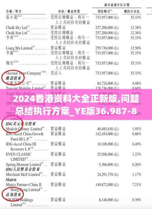 2024香港资料大全正新版,问题总结执行方案_YE版36.987-8