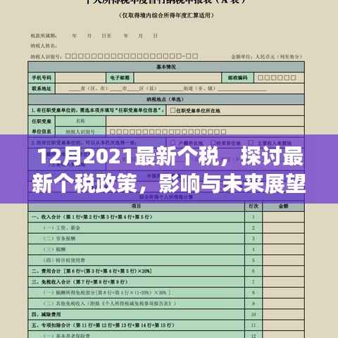 2021年12月最新个税政策解读,影响与展望