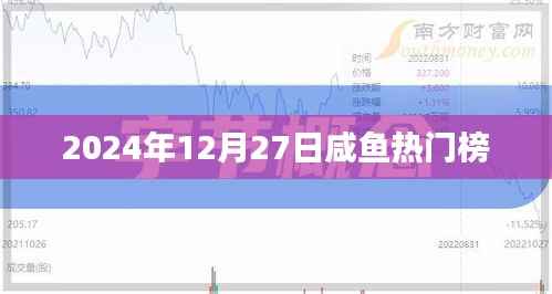 咸鱼热门榜新鲜出炉,2024年12月27日榜单揭晓